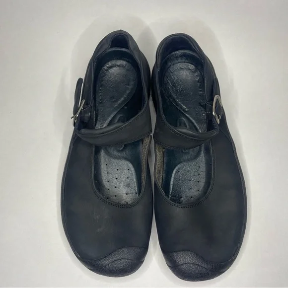 Women's Keen Black Waterproof Leather "Seattle Mary" Shoes 8.5 Beach Pool Swim - Picture 6 of 9